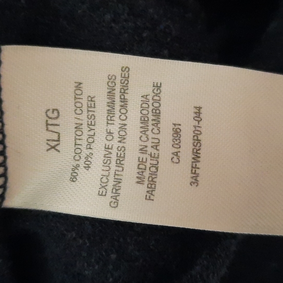 Wind River Pullover Sweater, Navy, Size XL - Picture 7 of 8